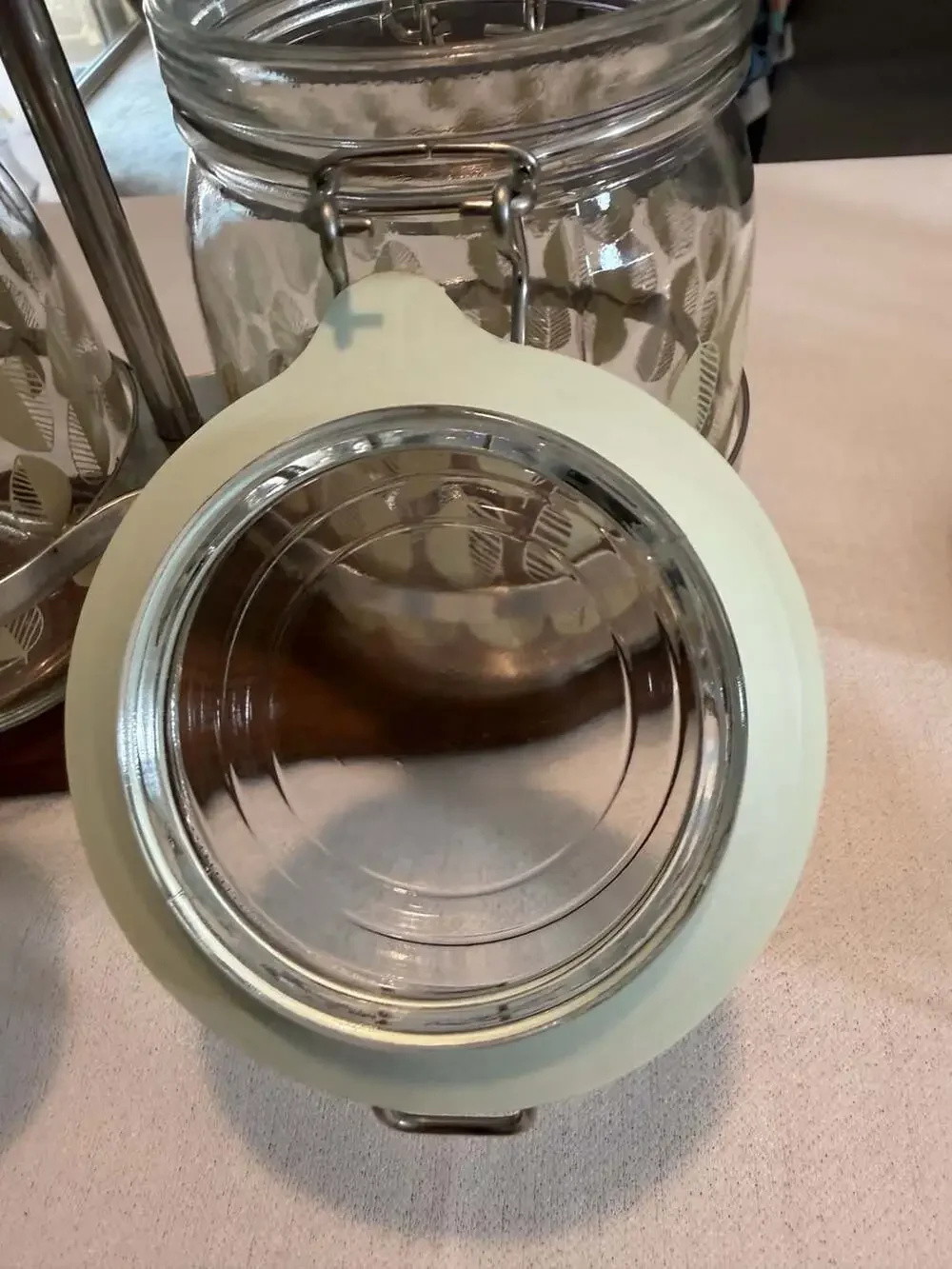 IKEA Spice or Herb Jar Set with Wooden Rack *See description